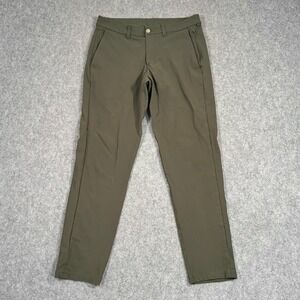 Lululemon Athletica Olive Commission Warpstreme 29" Slim Fit Pant Men's Size 32